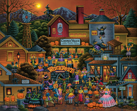 Artist Eric Dowdle's WitchFest Puzzle - artist eric dowdles witchfest puzzle 